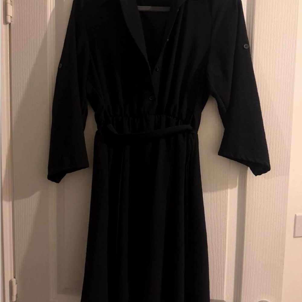 Boohoo Elegant Black Blouse
